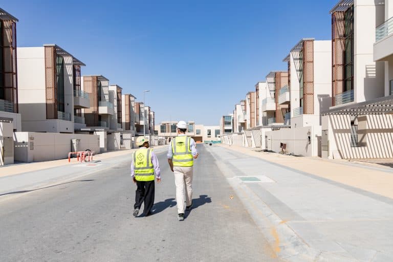 Precast construction site