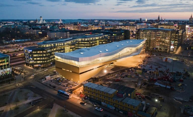 Oodi, the Helsinki Central Library in Finland