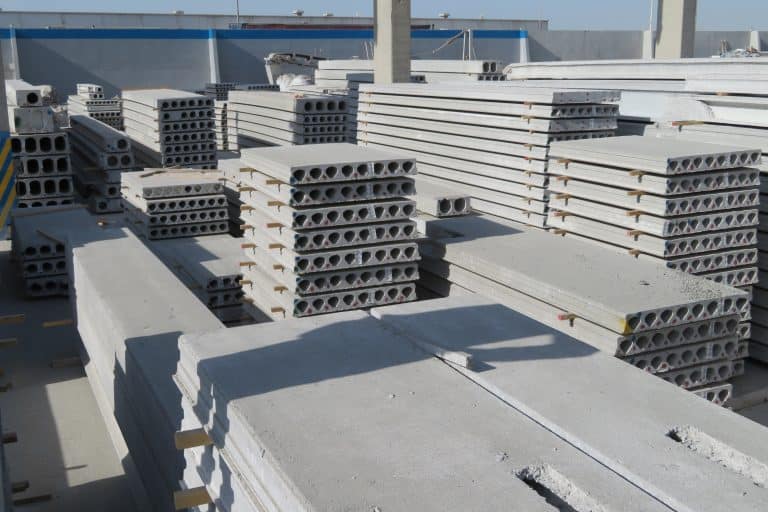 Hollowcore storage yard, Dubai Precast, UAE