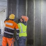 Acotec precast partition walls installation