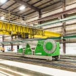 Elematic concrete Extruder P7 for hollow core slab production