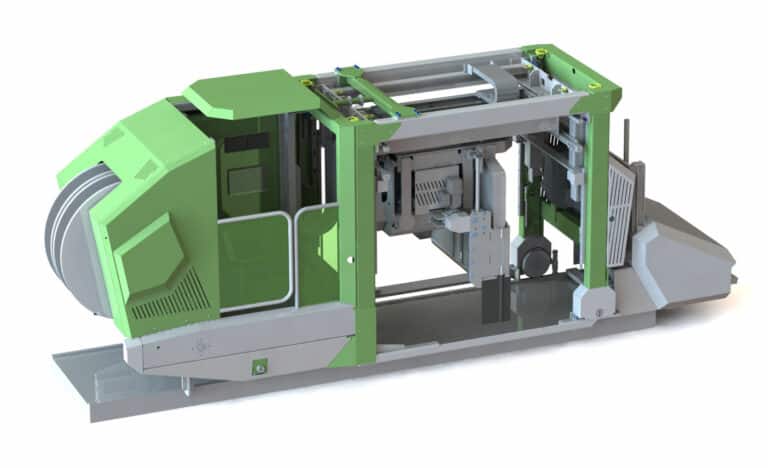 Elematic Sawpreparer S5 for hollow core production