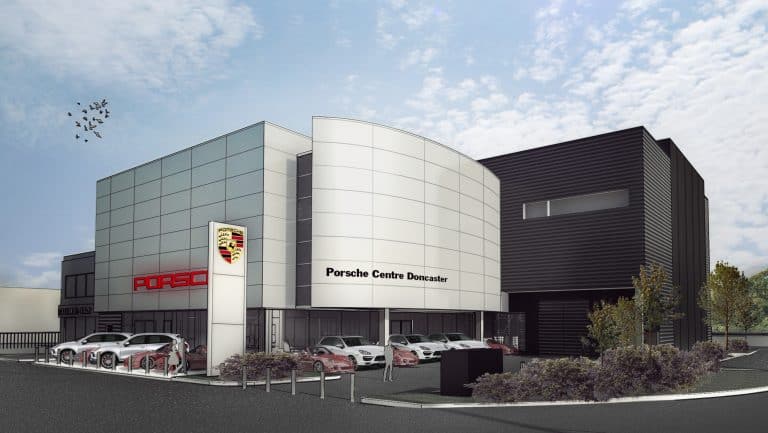 Porsche centre 3D visualisation @ Techne