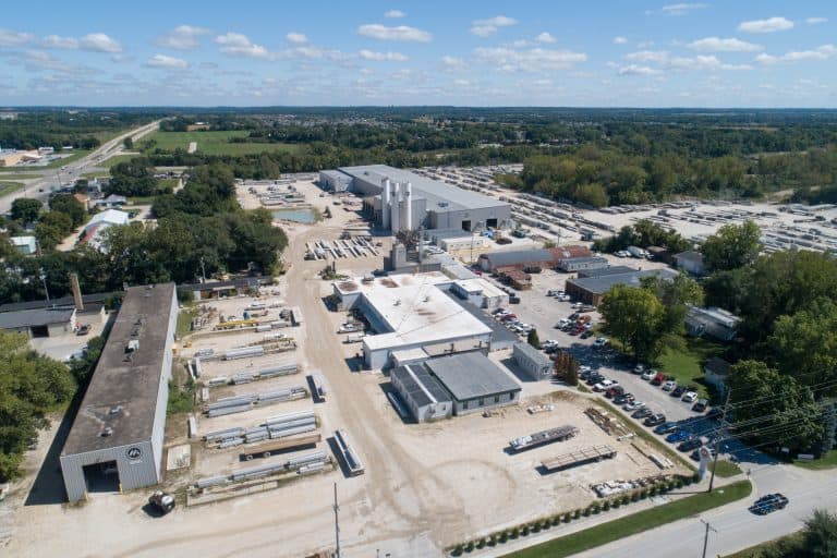 Mid-States Concrete Industries' precast plant.