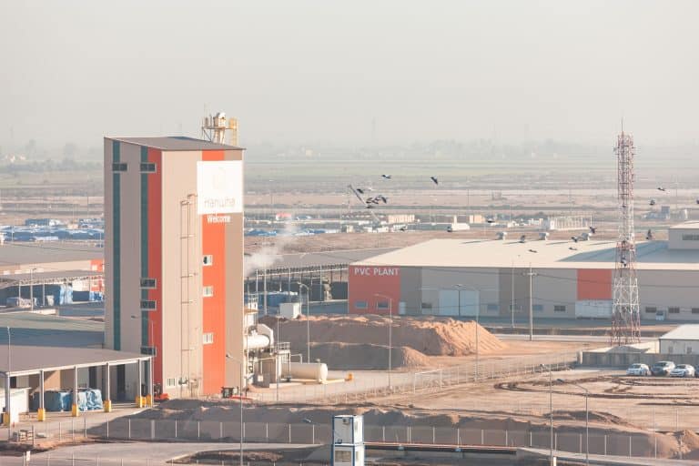 Hanwha E&C precast plant for Bismayah New City, Iraq.