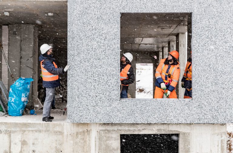 Precast wall panel installation