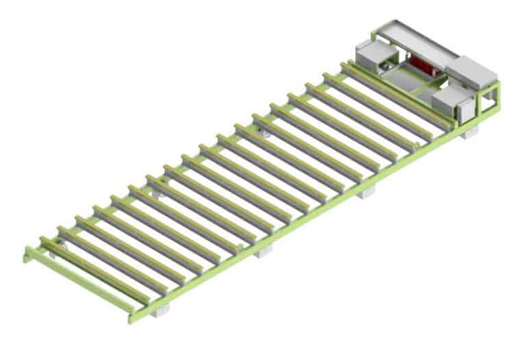 Elematic Wagon E9-25 for half-slab long line