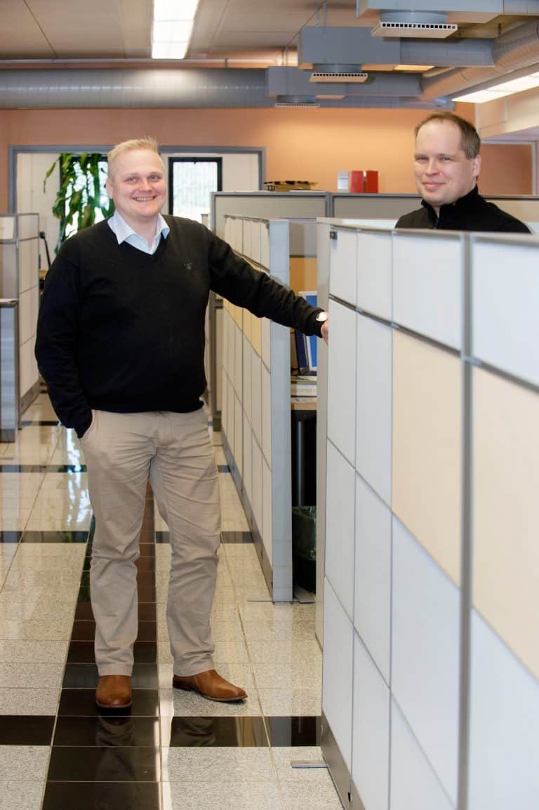 Jouni Sirkka, Director of Product Development and Petri Partanen, Automation Engineer at Elematic