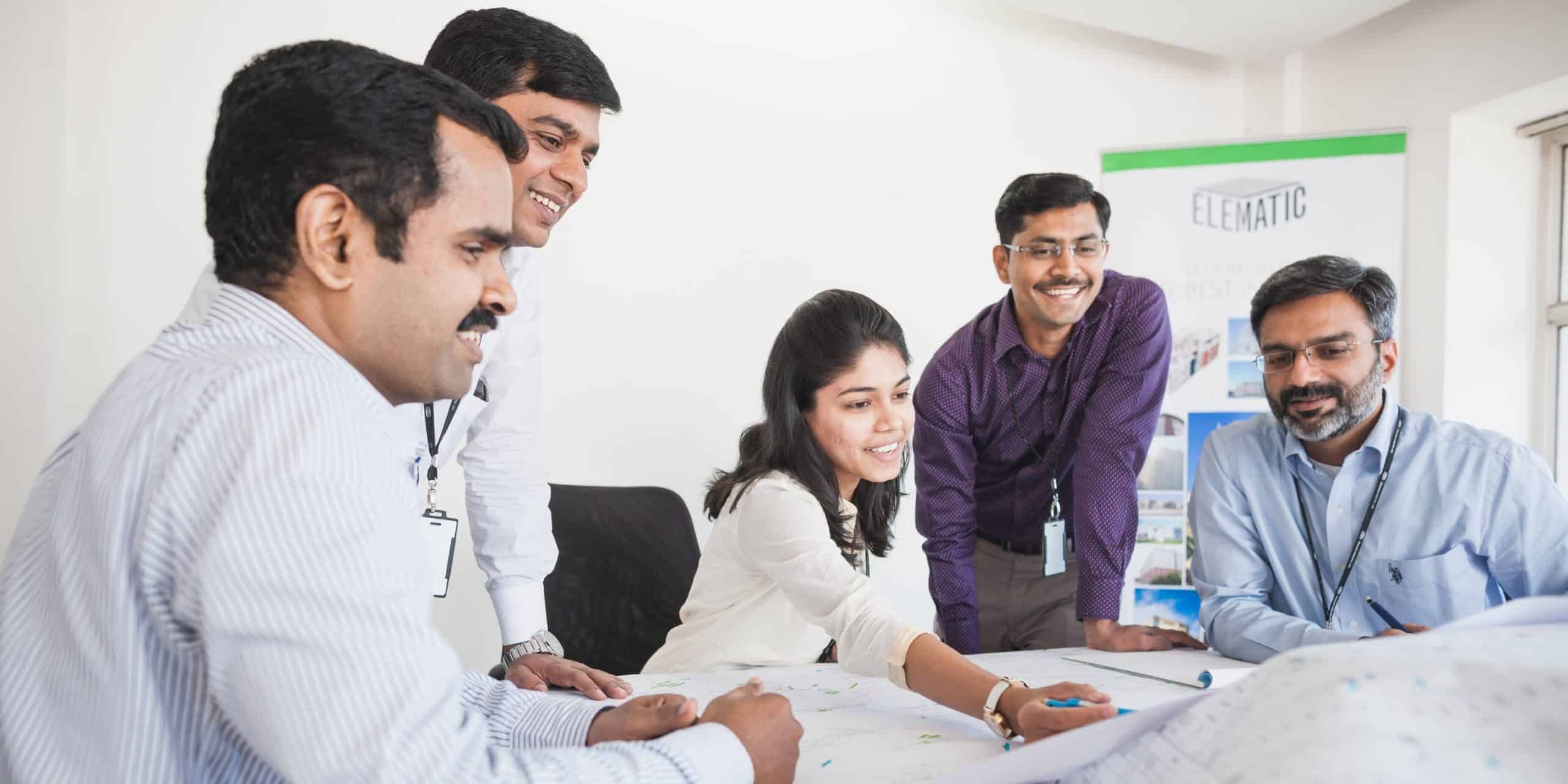 Elematic India technical support team