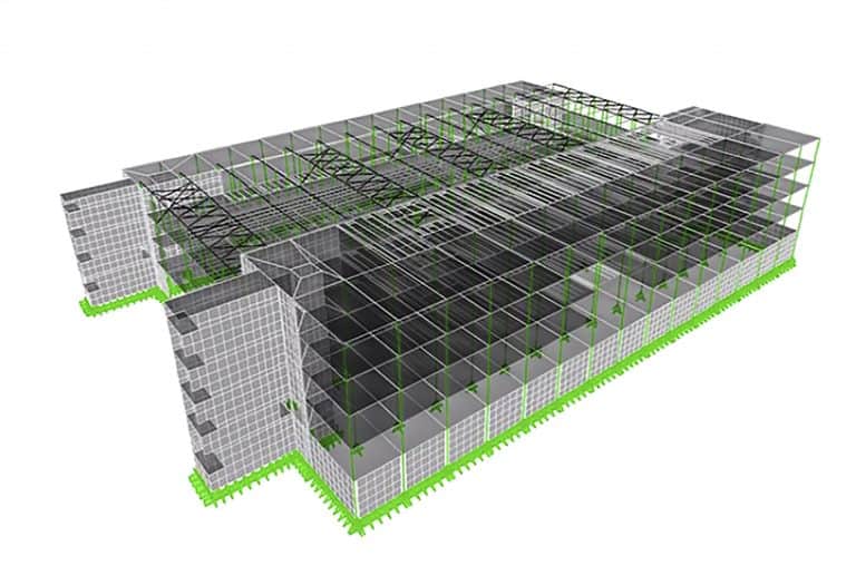 Precast building drawing