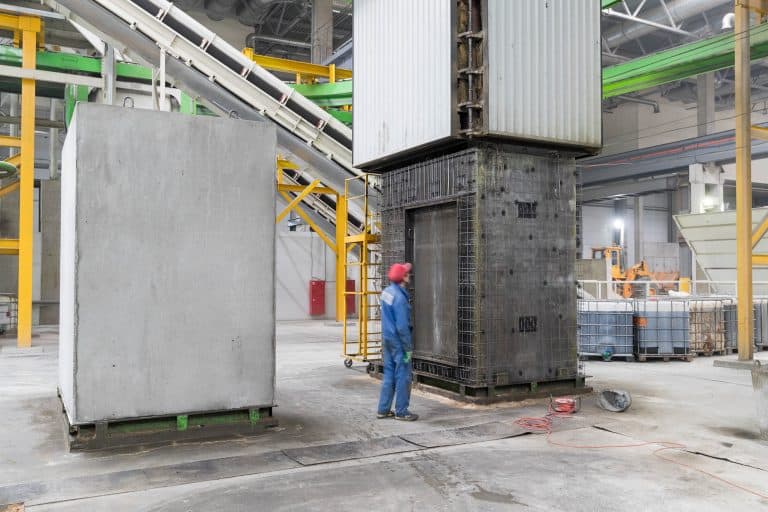 Precast lift shaft production