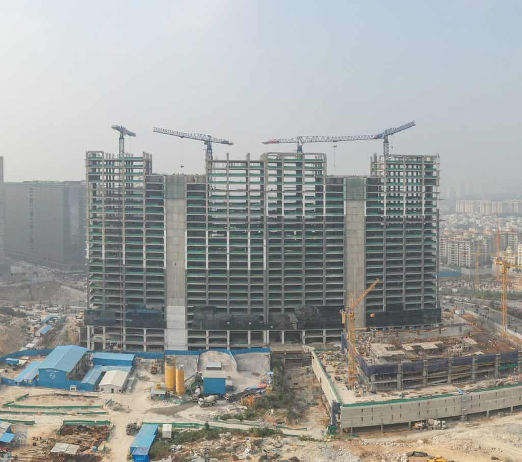 Full precast building, Galaxy office tower, Hyderabad, India