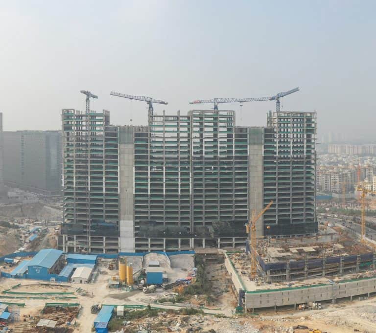 Full precast building, Galaxy office tower, Hyderabad, India