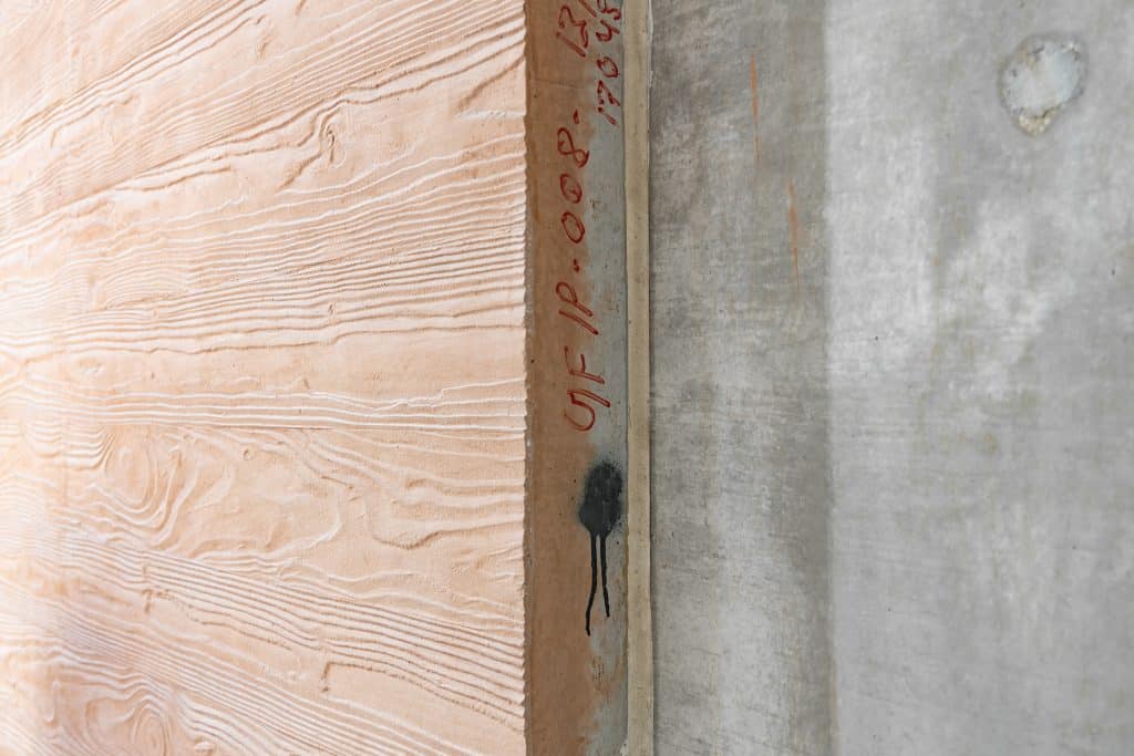 Cladding panel, wood imitation, precast concrete