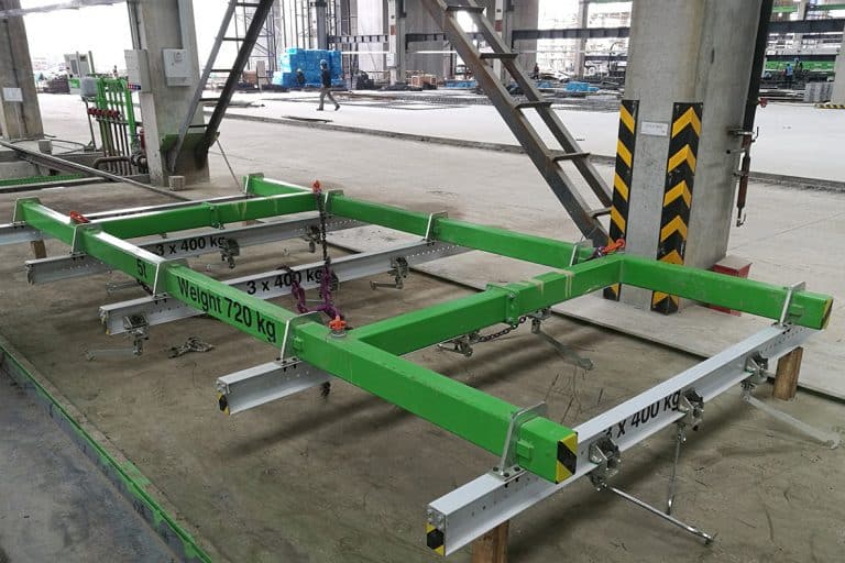 Elematic Lifting Frame for Half Slab Long Line