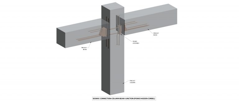 Precast joint for seismic areas_column beam junction