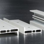 Aluminum profiles for magnet shuttering system. FaMe Flex Pro.
