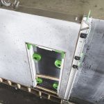 Door and window mold with magnet shuttering system