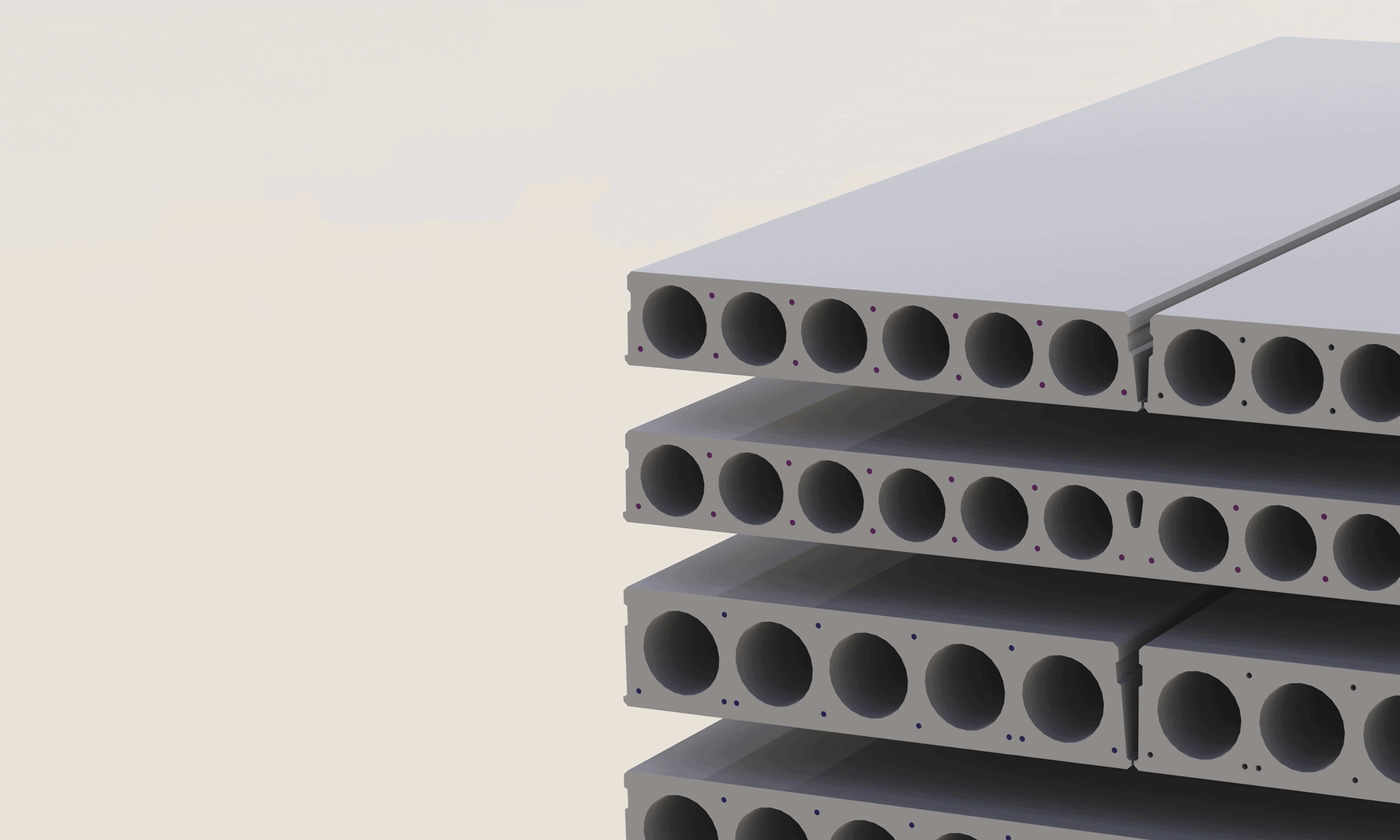 Hollow core slabs