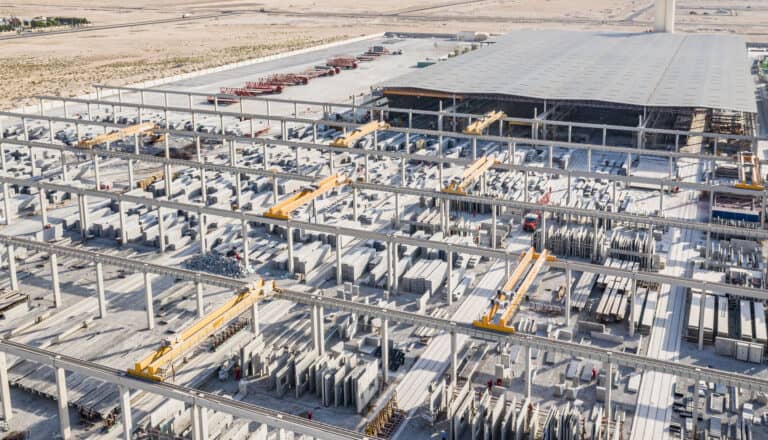 Precast concrete plant, United Precast Concrete, Dubai, UAE