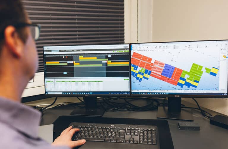 Elematic Plant Control Floor precast software in use at Contiga Norway, with Tekla Structures