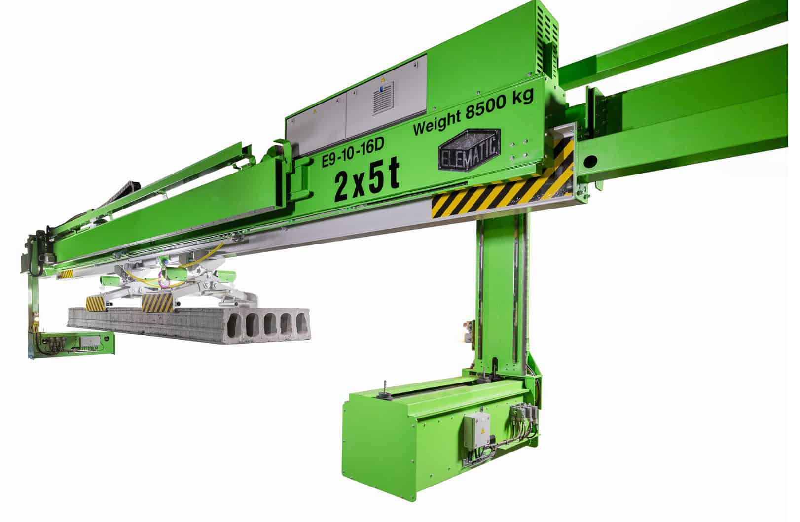 Precast hollow core production Fast water hole drilling