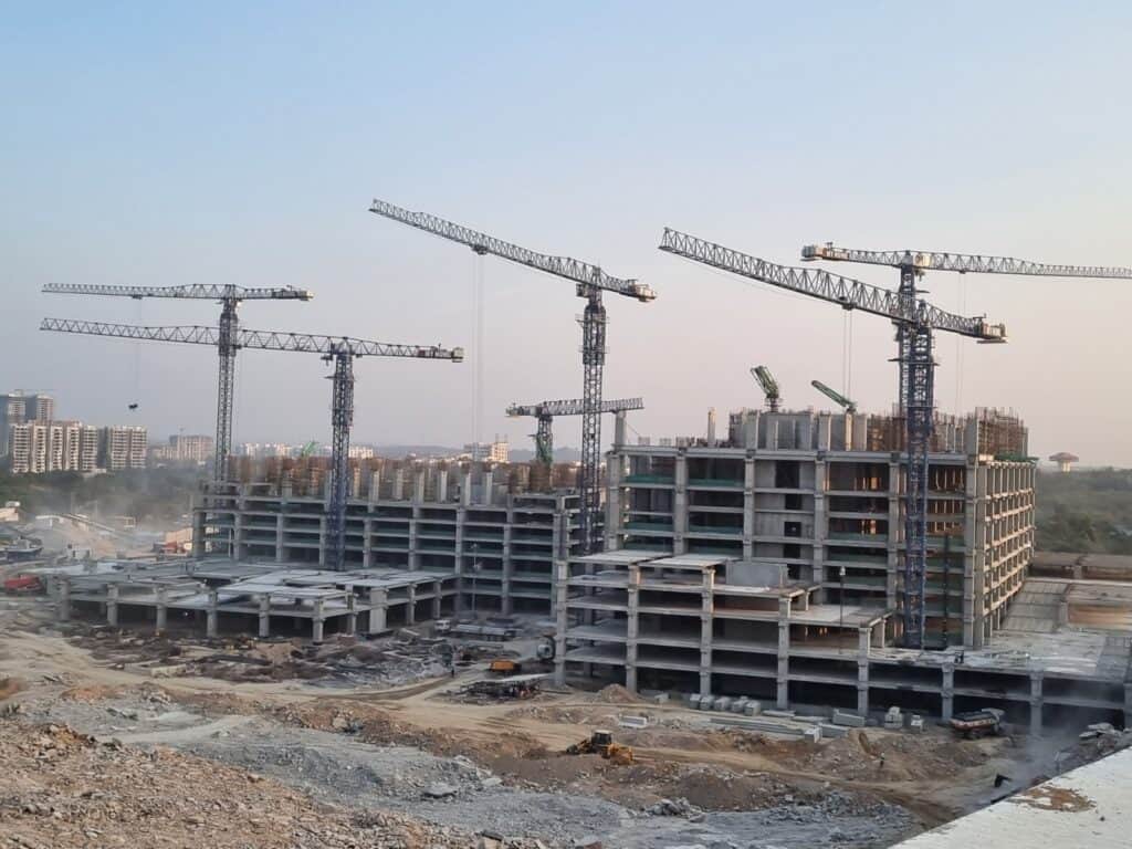 In 2050, when the whole mega precast project – named My Home – GRAVA – is finished, about 250,000 IT people will be working in the precast office building in Hyderabad, India