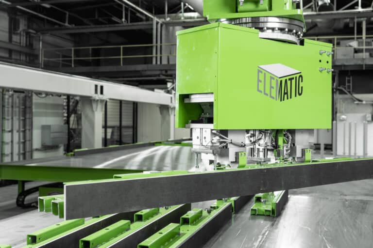 Elematic Shuttering Robot E9 for automatic precast wall production