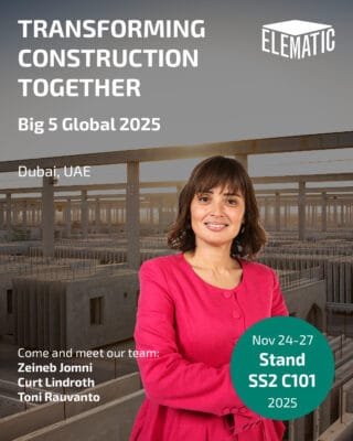 Welcome to meet Elematic team at Big5 Global 2025!