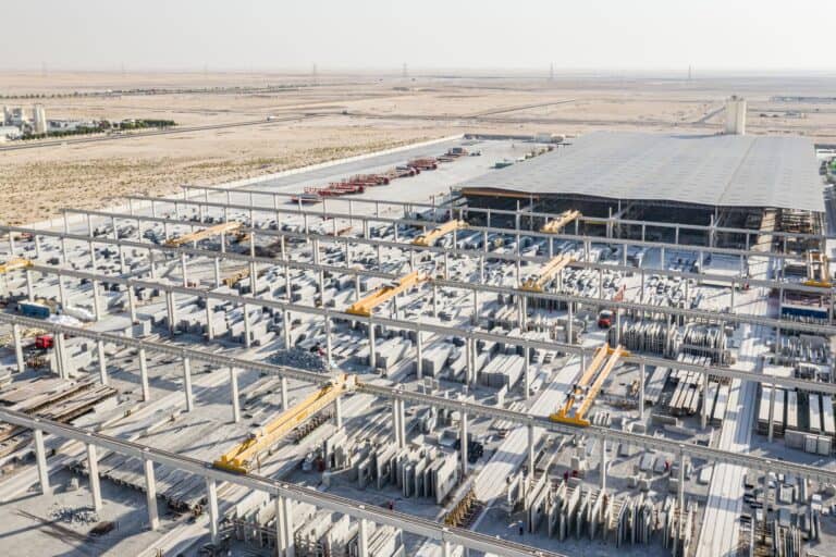 A state-of-the-art precast plant powered by Elematic turnkey solutions.
