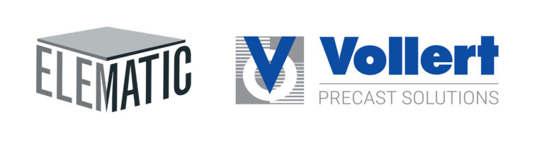 Логотипы Elematic  Vollert Precast Solutions