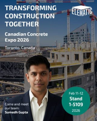 Welcome to meet Elematic on stand 1-5109 during the Canadian Concrete Expo 2026!